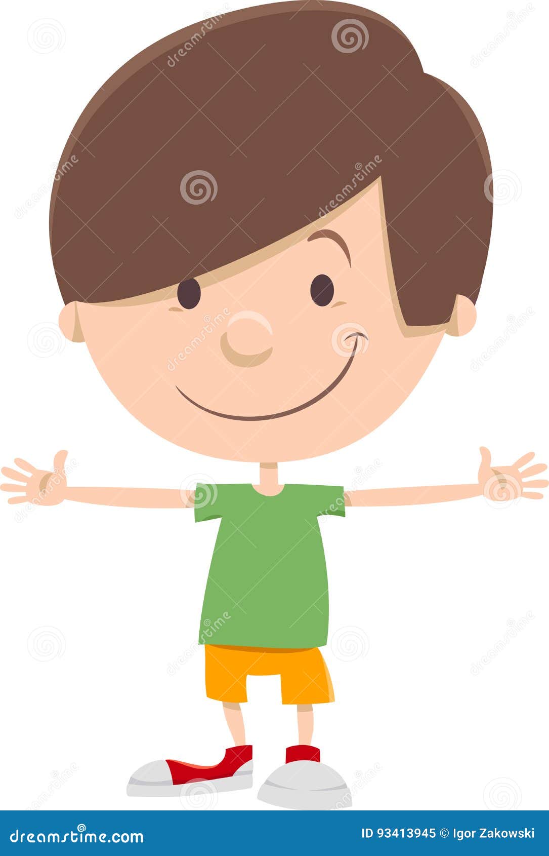 Smiling Kid Boy Cartoon Character Stock Vector - Illustration of character, elementary: 93413945 Smiling Kid Boy Cartoon Character Stock Vector - Illustration of character, elementary: 93413945