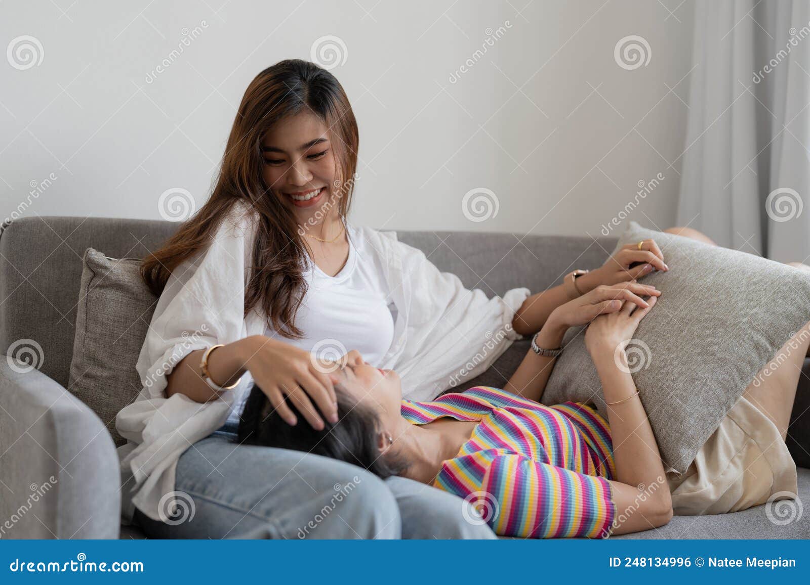 Ticklish Lesbian