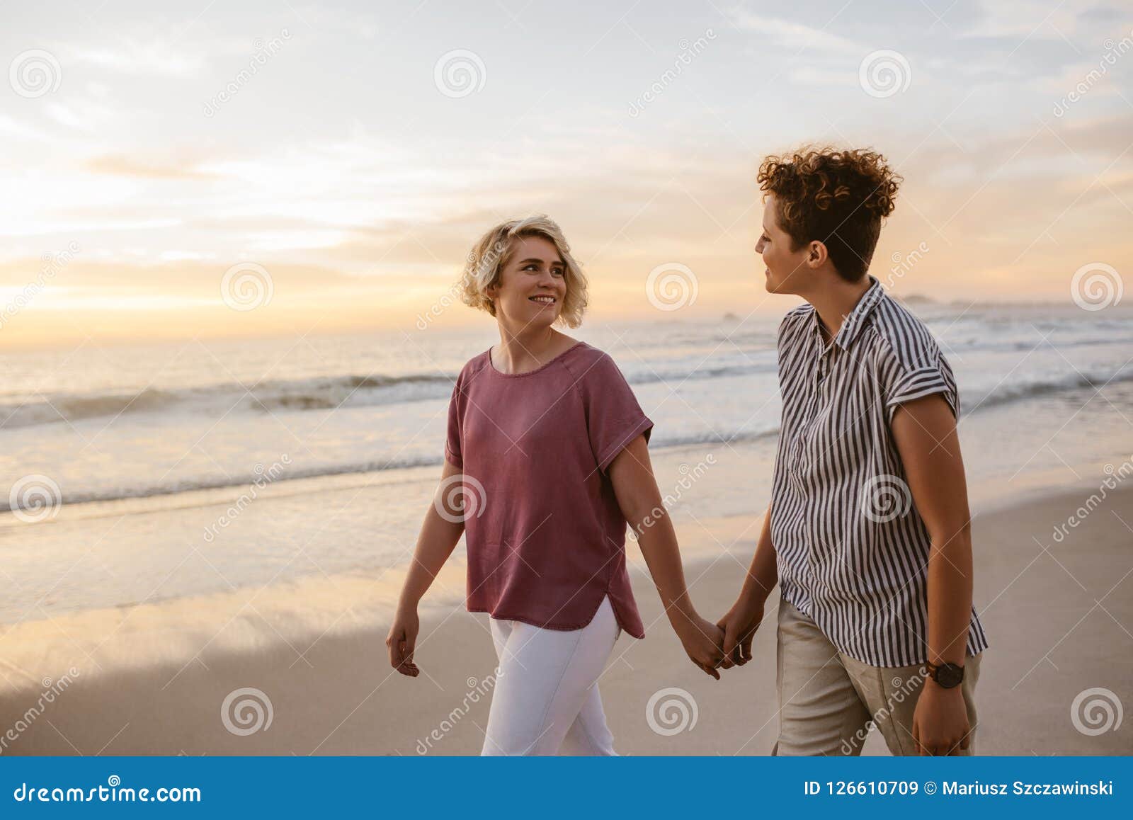 Lesbians At The Beach