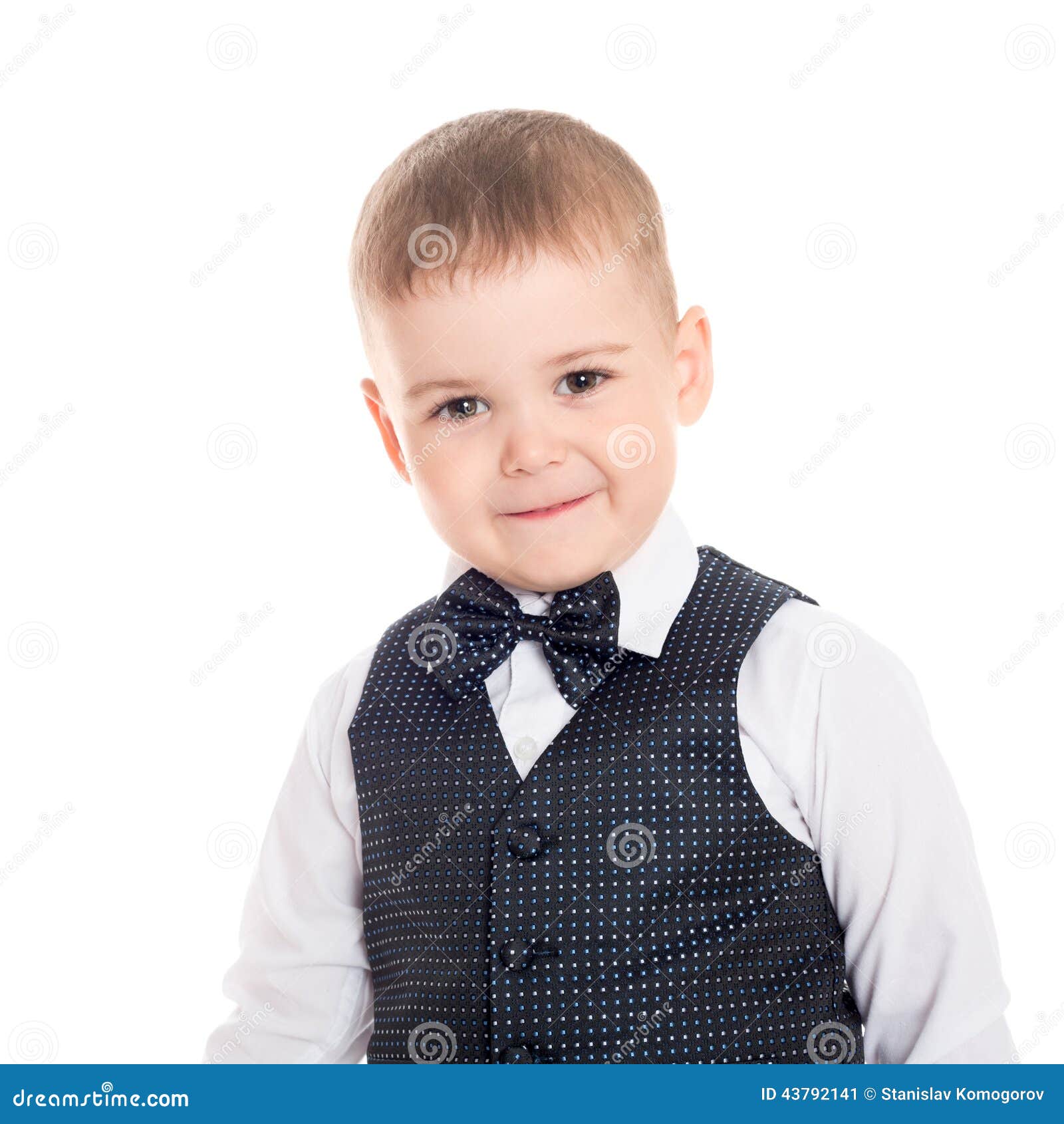 Smiling Little Boy in a Business Suit Stock Image Image of cute