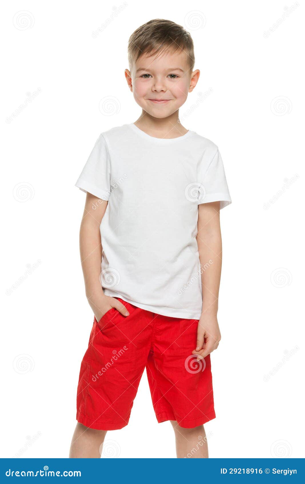 Smiling Little Boy in White Shirt Stock Photo - Image of childhood ...