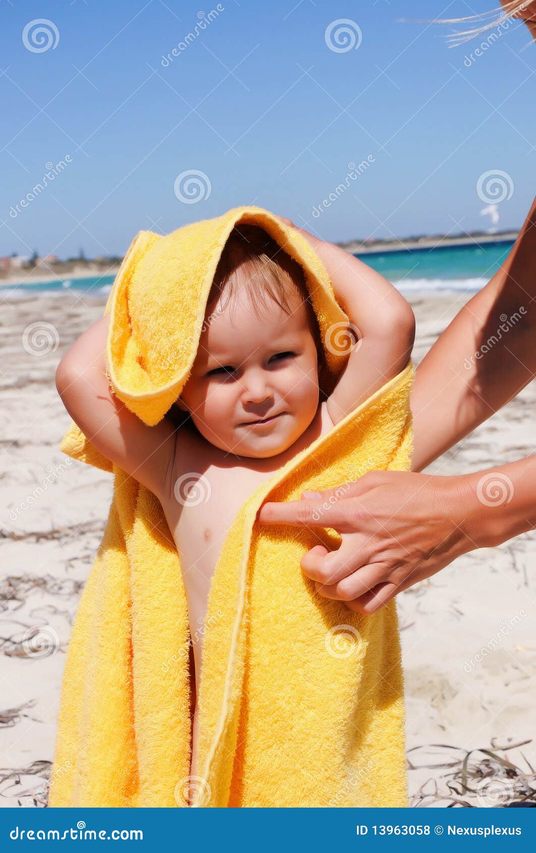 Drawn Smiling Girl Is Swinging On A Bright Natural Yellow 109 