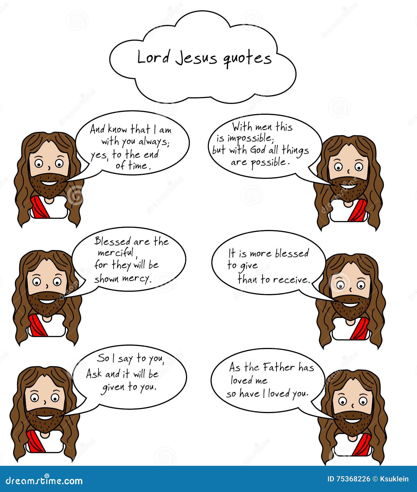Smiling Jesus Christ Open Hands Isolated Cartoon Vector Smiling Jesus Christ Open Hands Isolated Cartoon Vector