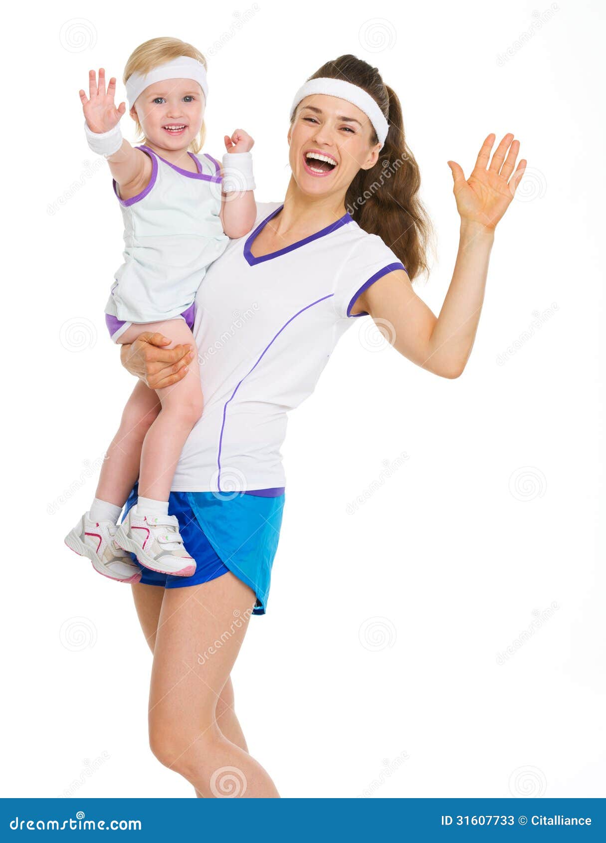 Smiling Mother And Baby In Tennis Clothes Greeting Stock Image Image Of Gladness Sport Smiling Mother And Baby In Tennis Clothes Greeting Stock Image Image Of Gladness Sport