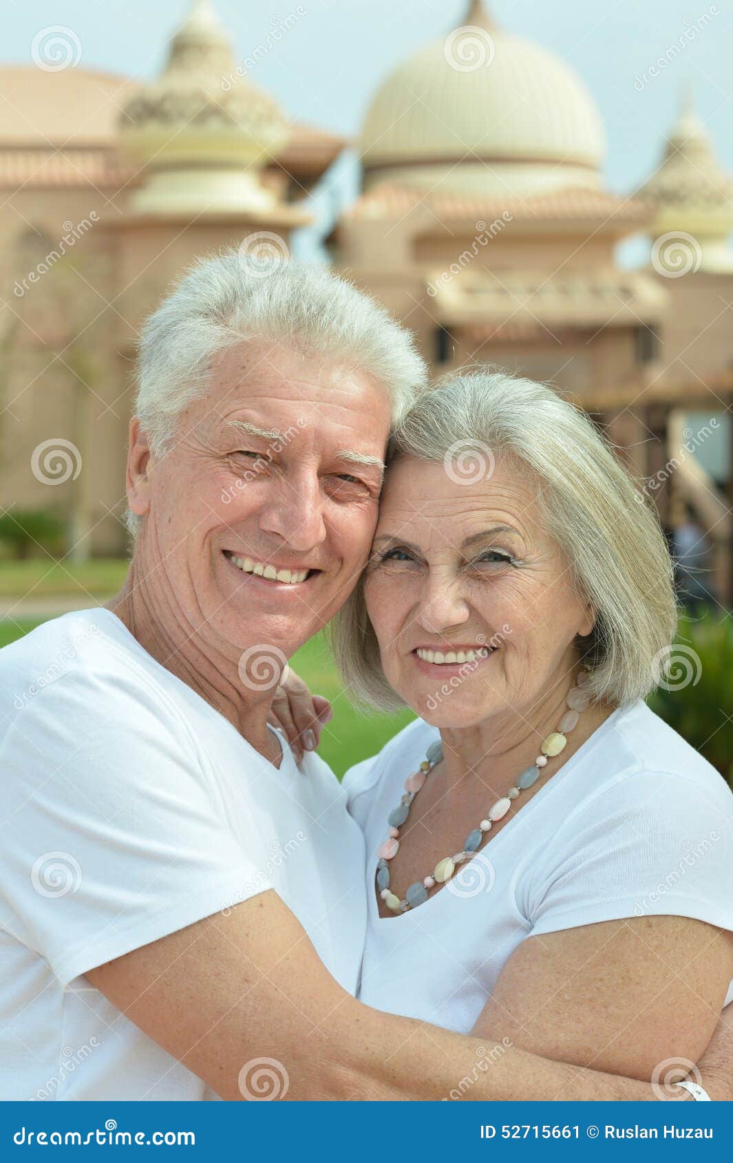 Smiling Old Couple Stock Image Image Of Grandfather 52715661