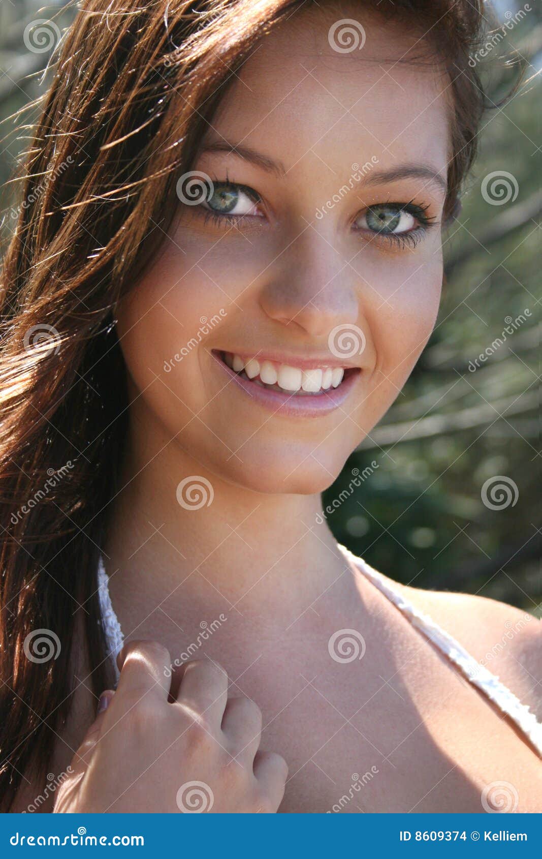 smiling pretty woman