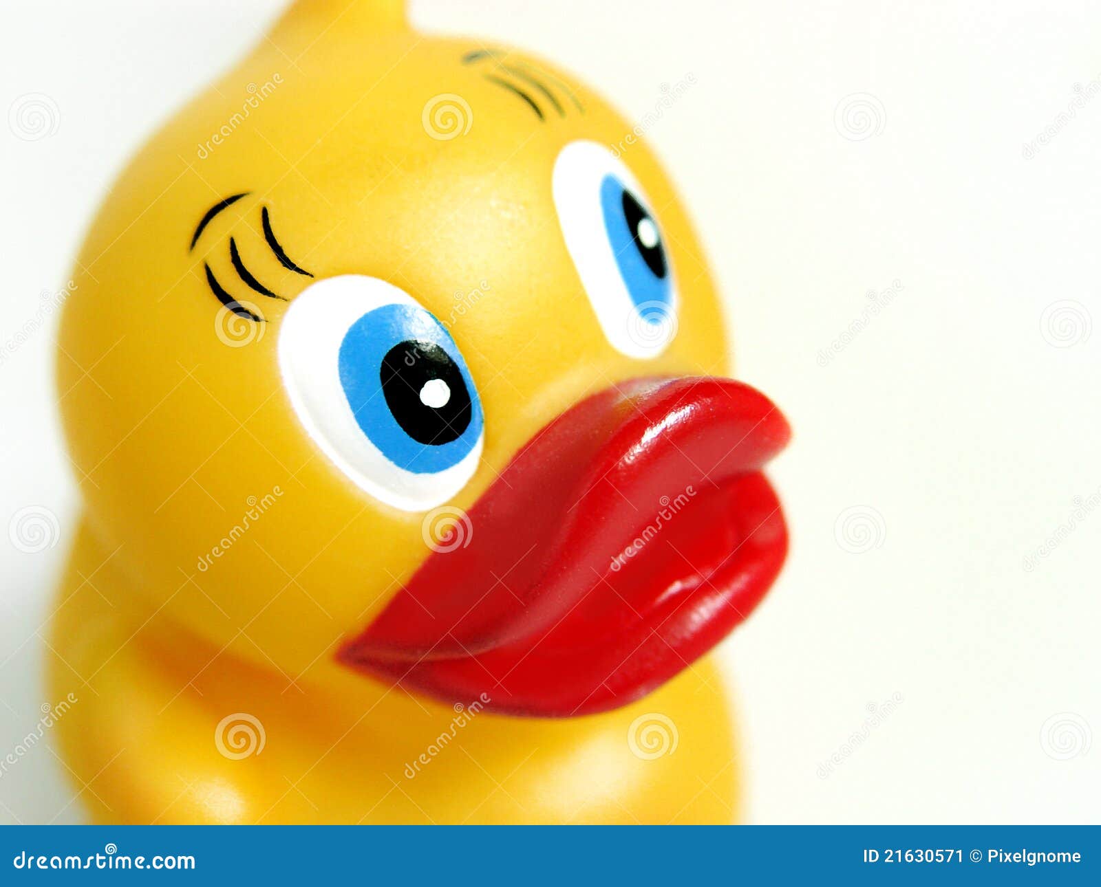 smiling rubber duck