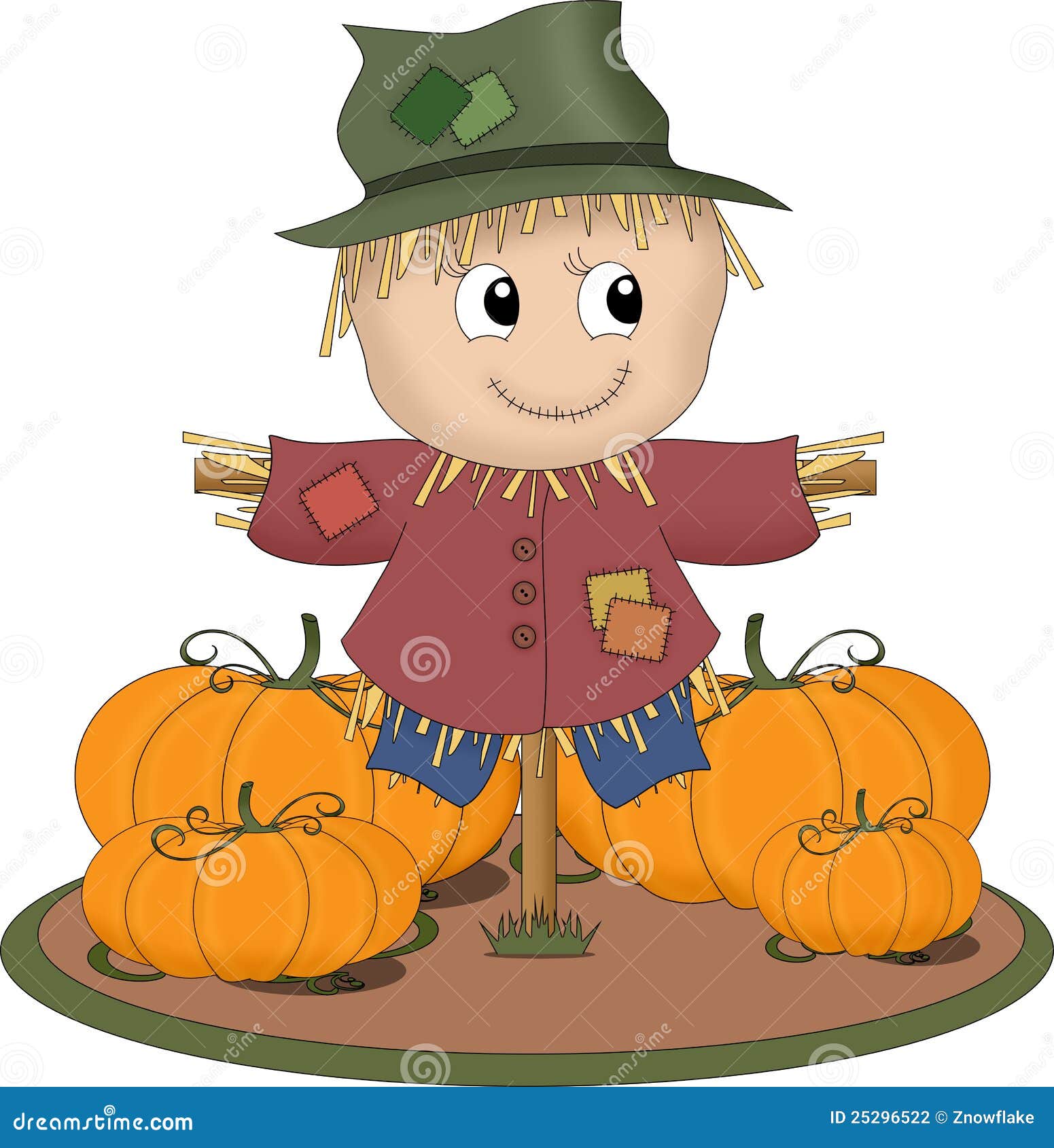 Smiling Scarecrow Stock Photography - Image: 25296522
