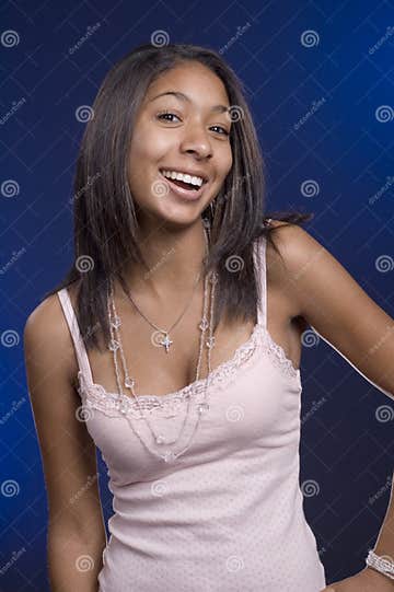 Smiling teen stock photo. Image of young, cool, african - 1058960