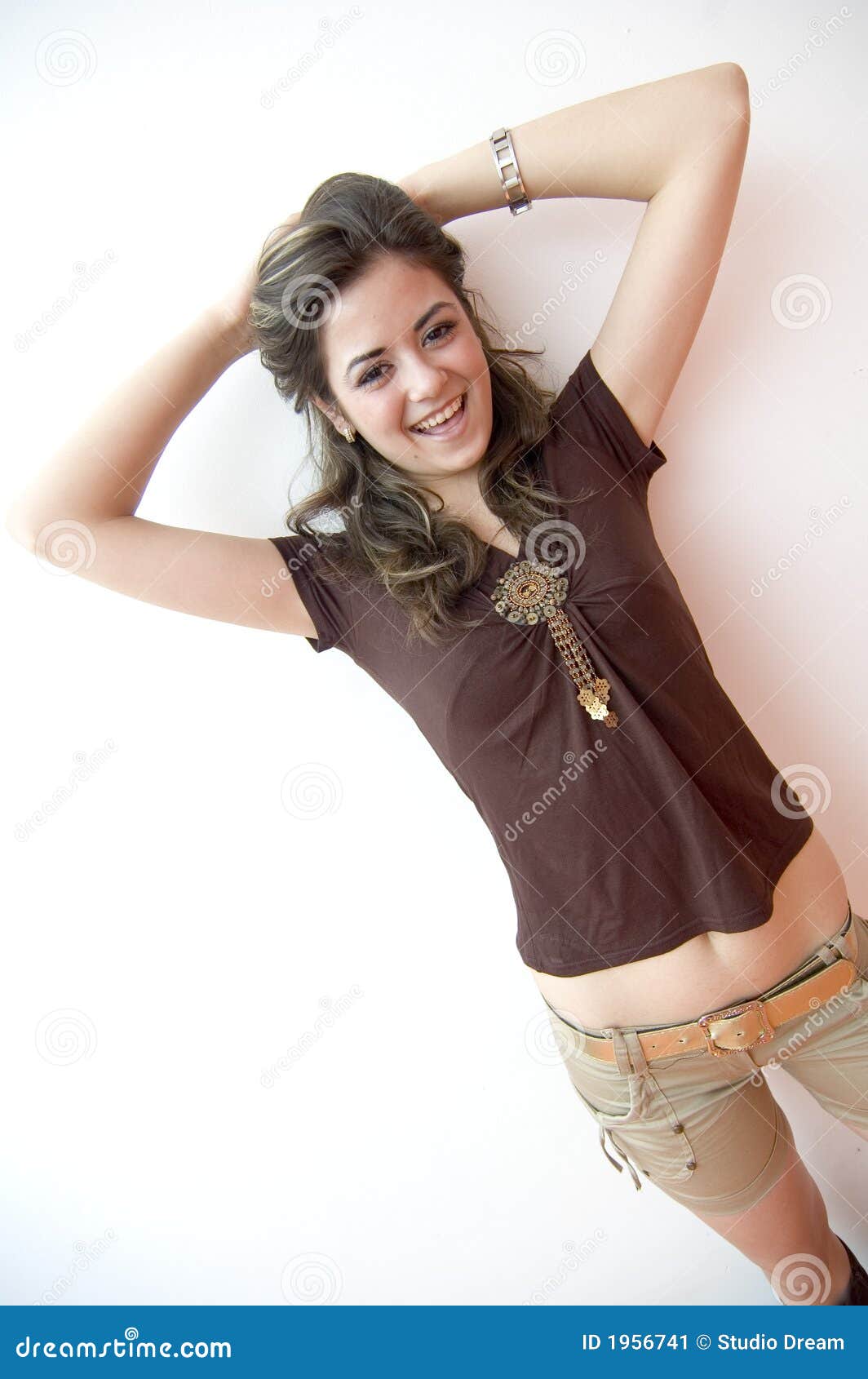 smiling teen angled