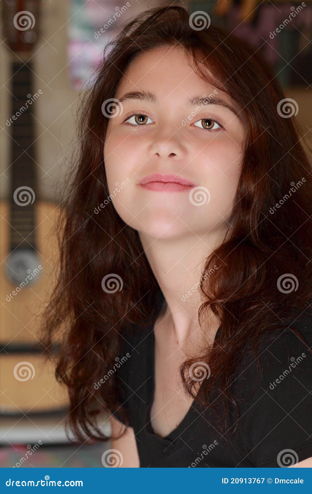 Smiling Teen Girl Stock Image Image Of Caucasian