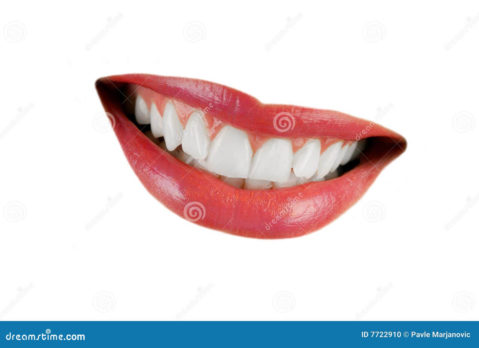 Smiling Woman Mouth Stock Photo - Image: 7722910