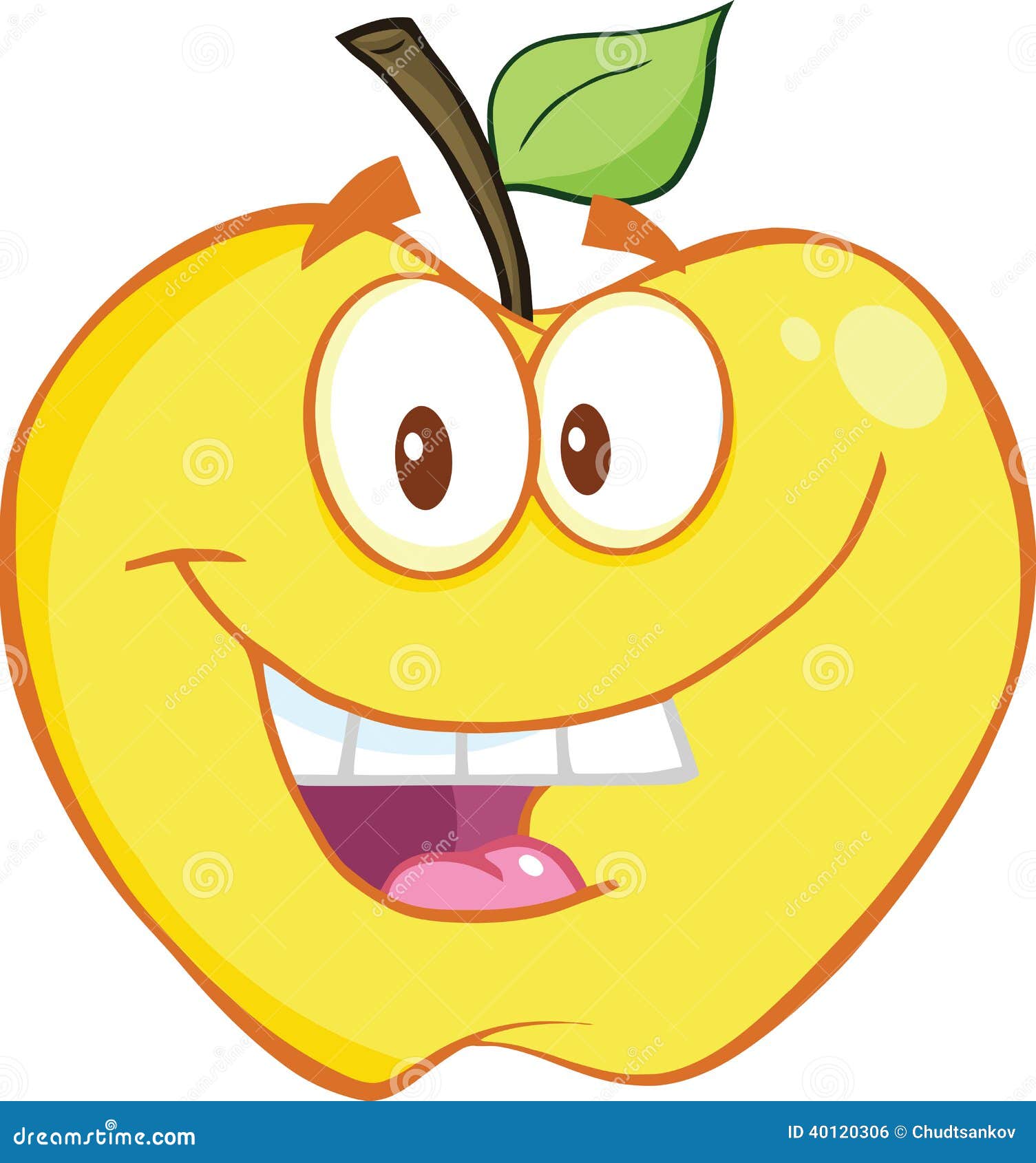 clipart yellow apple - photo #48