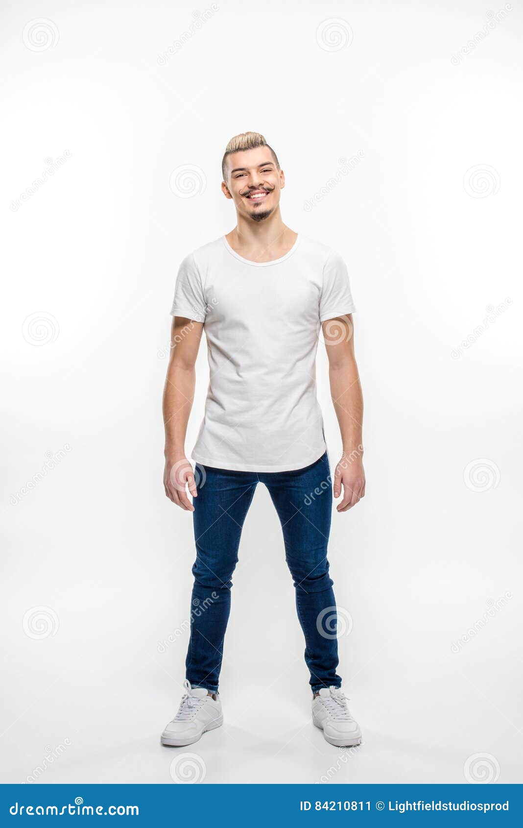Smiling young man stock image. Image of style, view, casual - 84210811