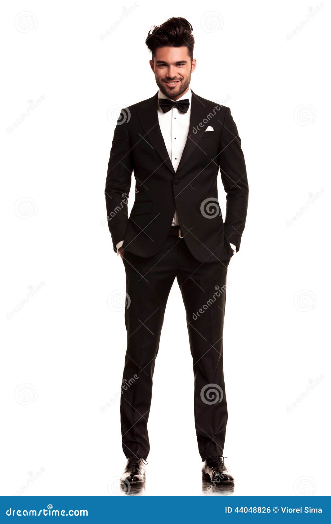 A Young Man Dressed In All Black With A Yellow Tie Posing For Stock Photo Picture And Royalty Free Image Image 3803401