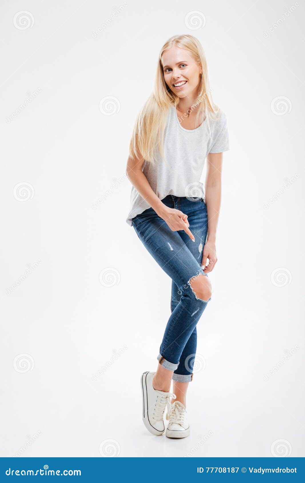women, sitting, jeans, torn jeans, ripped clothing, ripped 