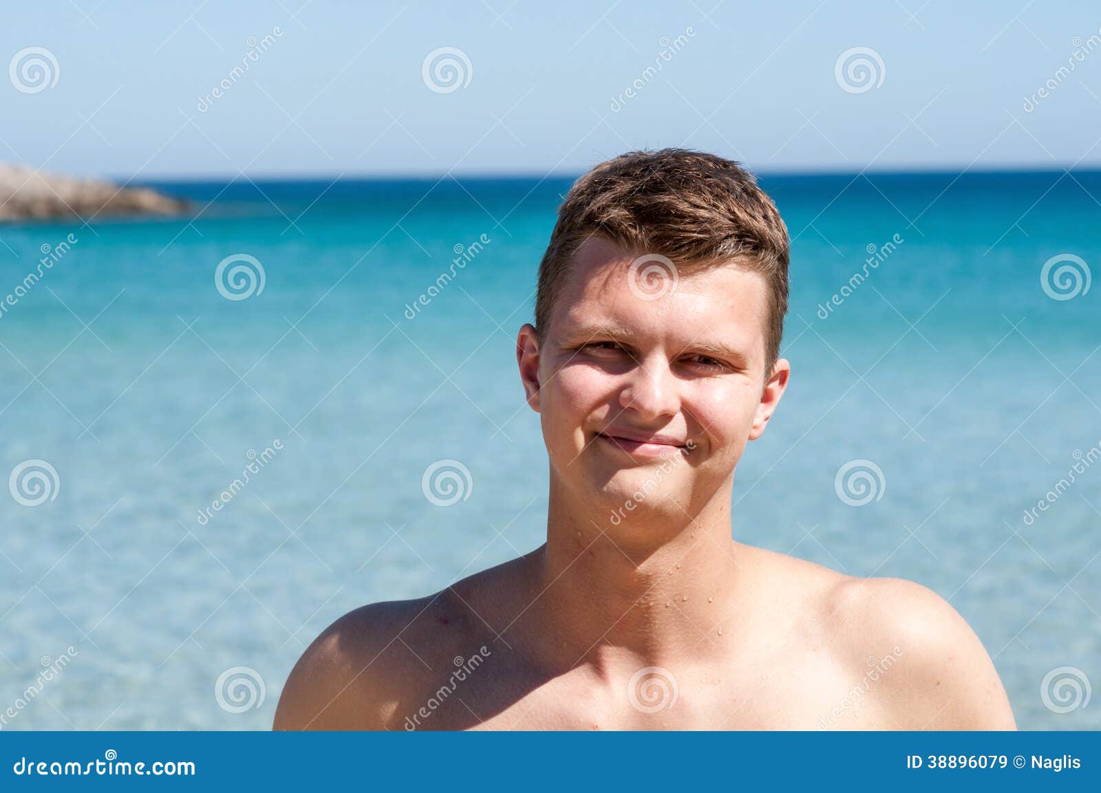 Smilling man stock image. Image of twenties, relax, attractive - 38896079