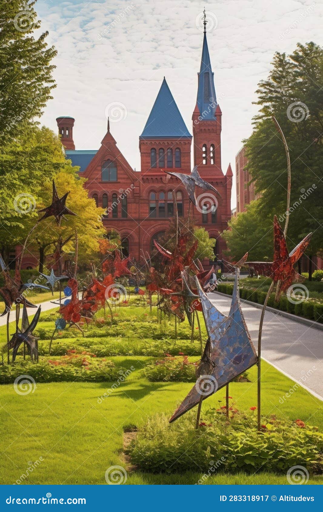 Smithsonian Museums Lined Along the National Mall Stock Image Image