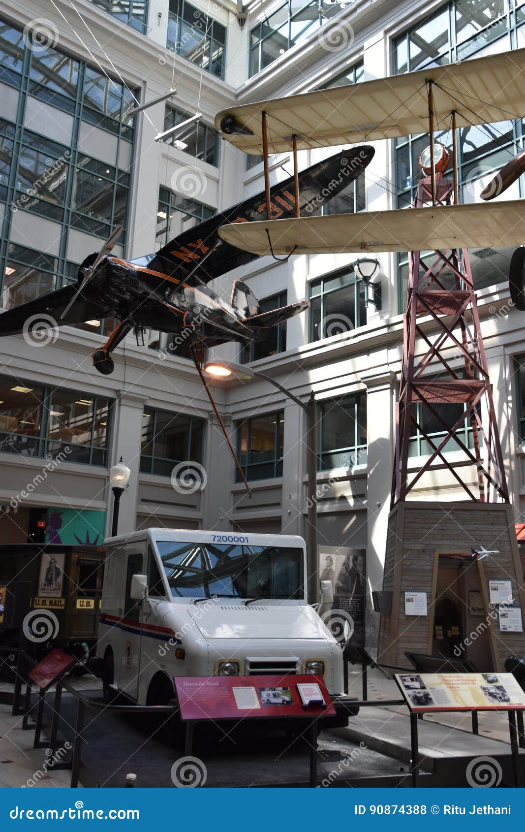 Smithsonian National Postal Museum in Washington DC Editorial Stock