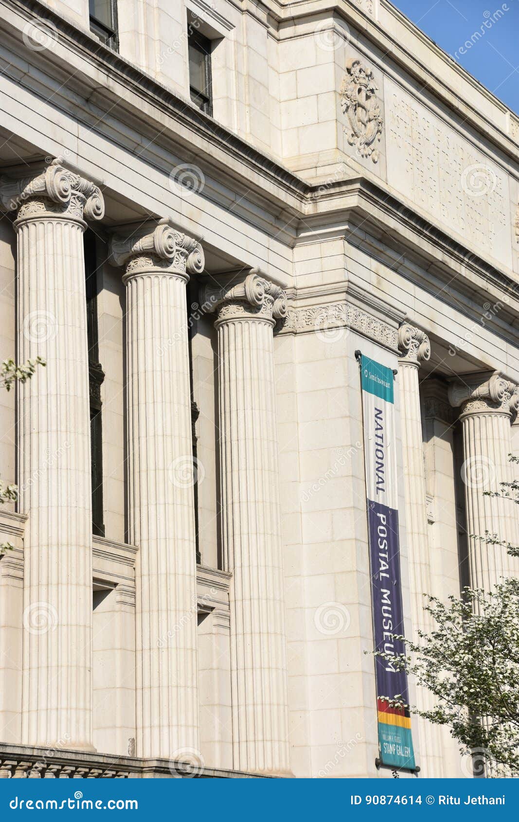 Smithsonian National Postal Museum in Washington DC Editorial Stock