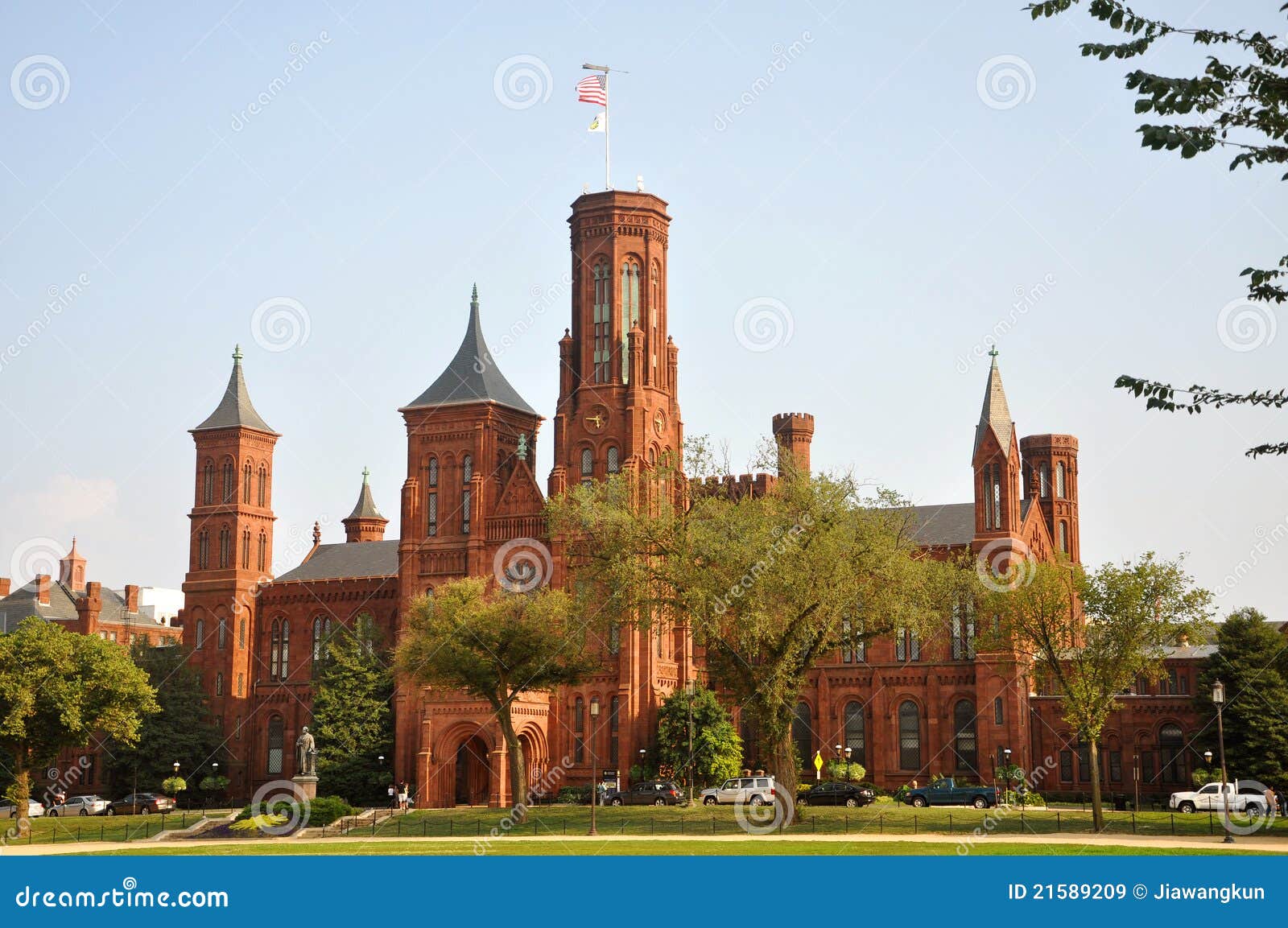 Smithsonian-Schloss Im Washington DC Stockbild - Bild von ...