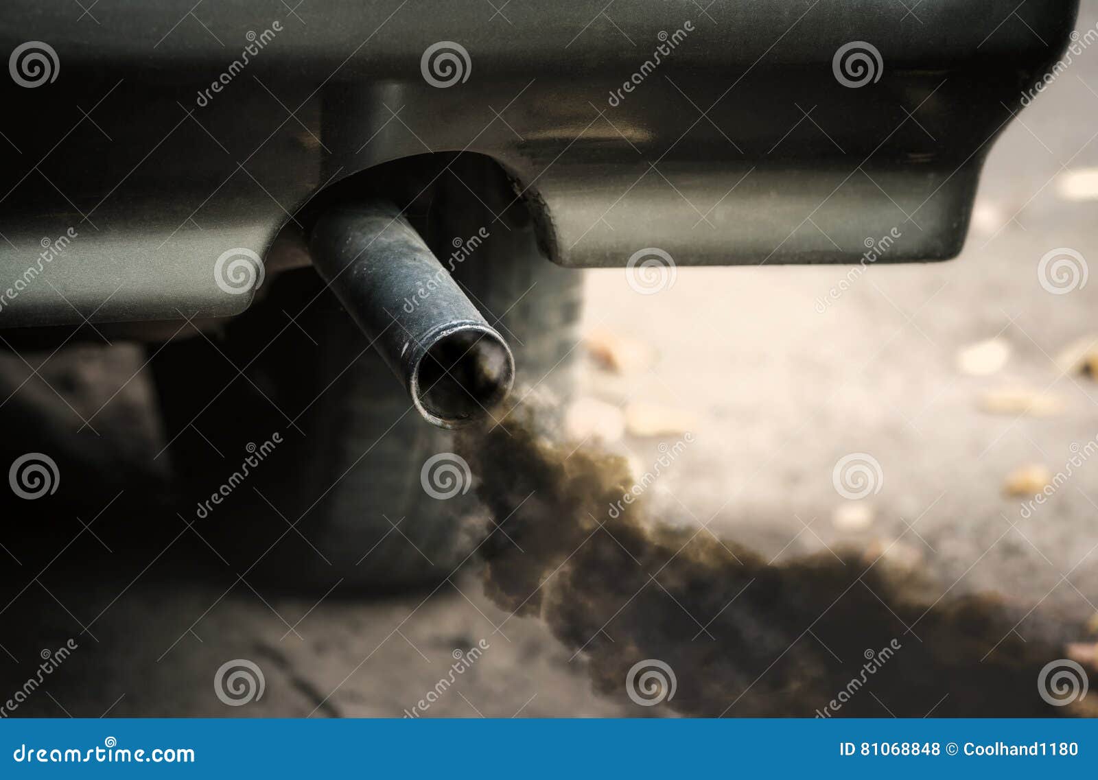 Smoke from Car Pipe Exhaust Stock Photo Image of environment, pipe