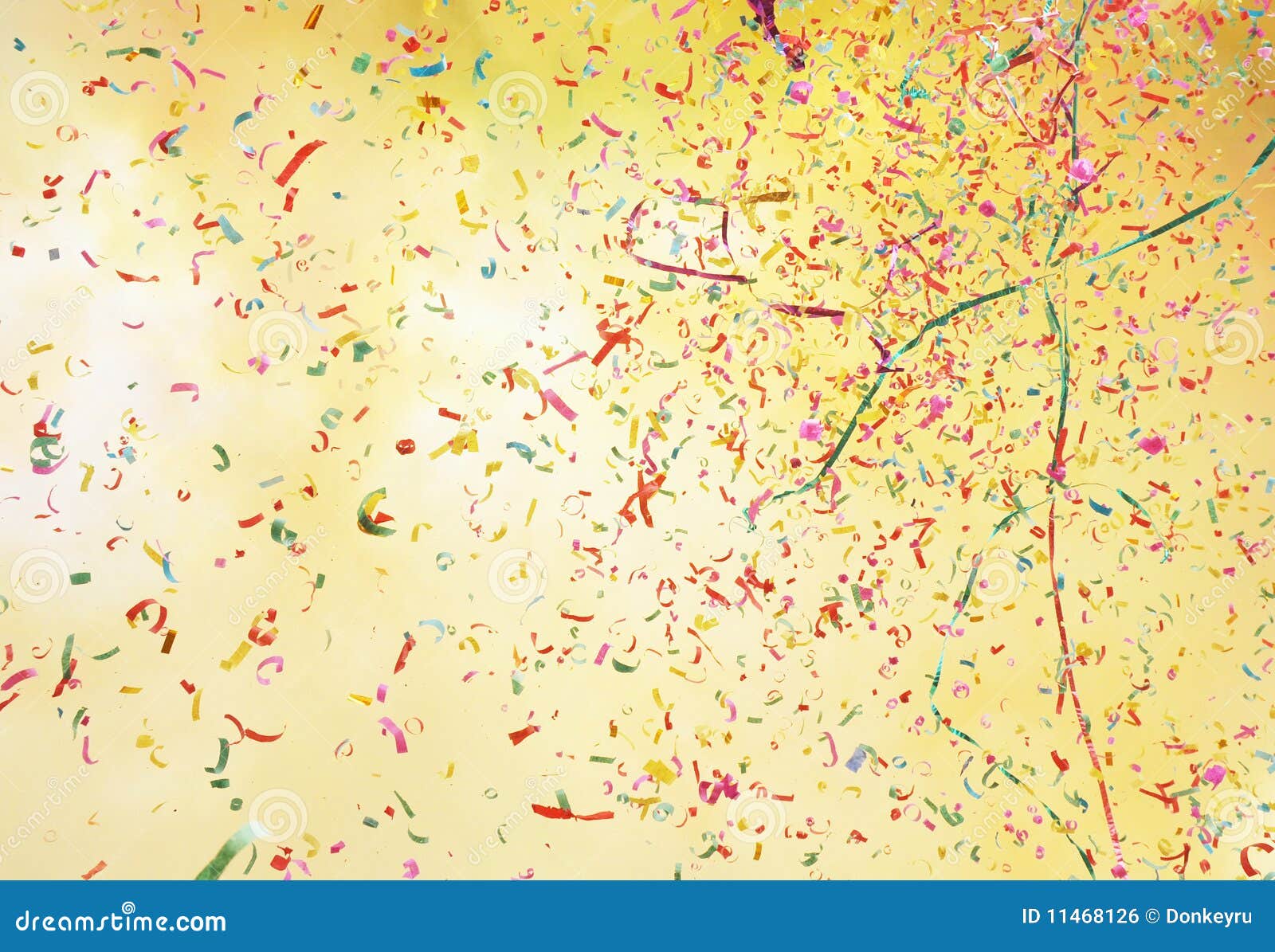 Smoke and Colorful Confetti Stock Photo Image of bulb, abstract 11468126