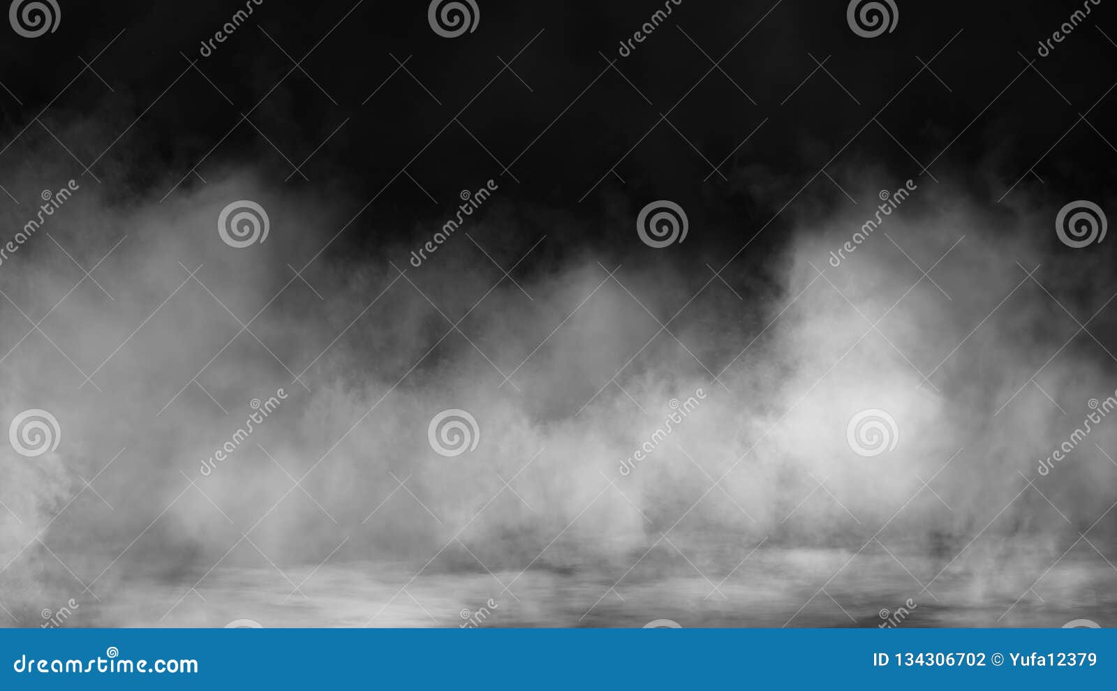 smoke on floor .  black background . misty fog effect texture overlays for text or space