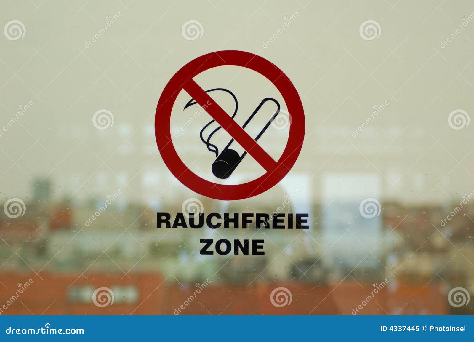 Smoke free zone stock image. Image of public, rauchfreie 4337445