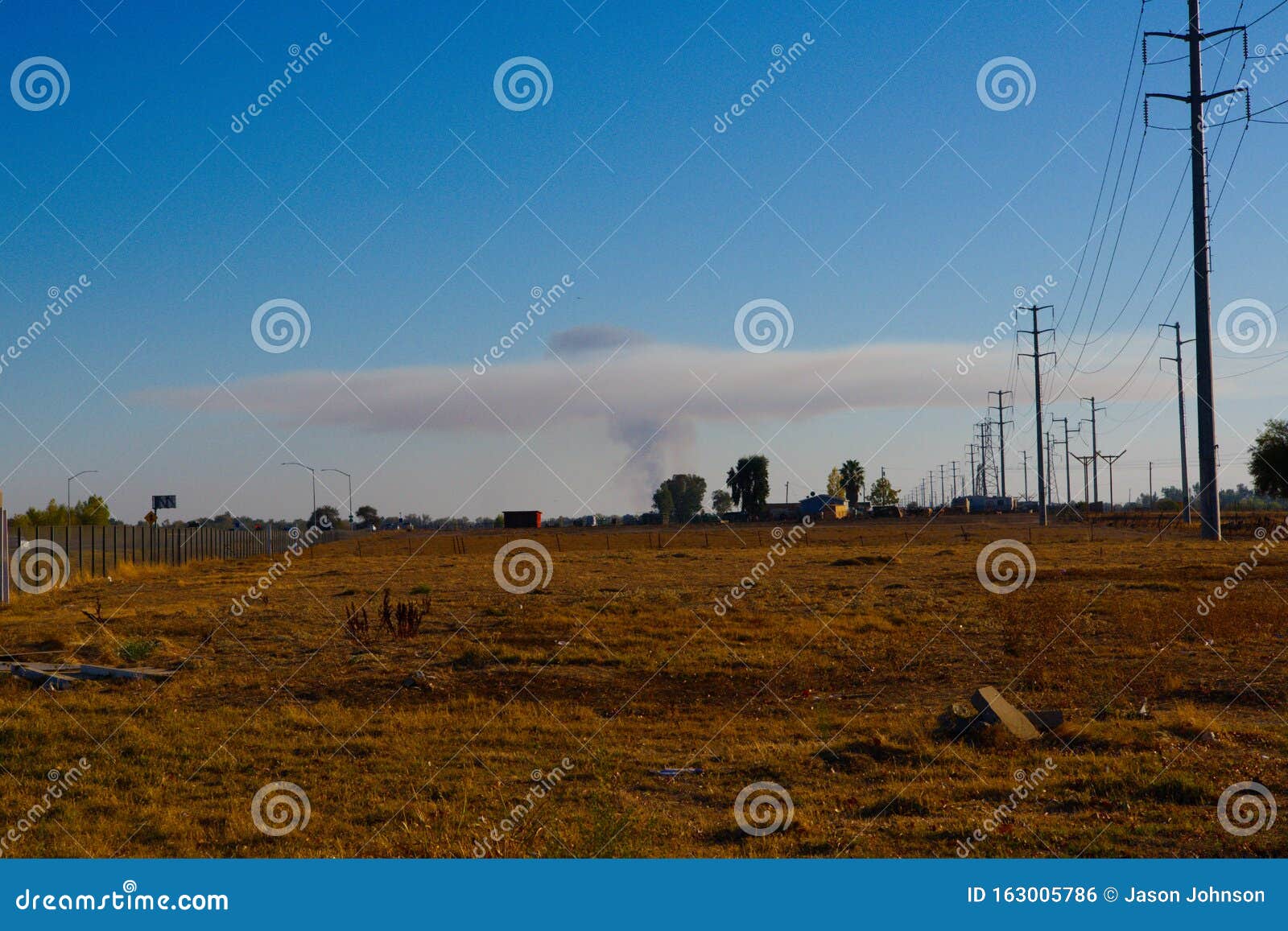 smoke on highway 70 near plumas lake.