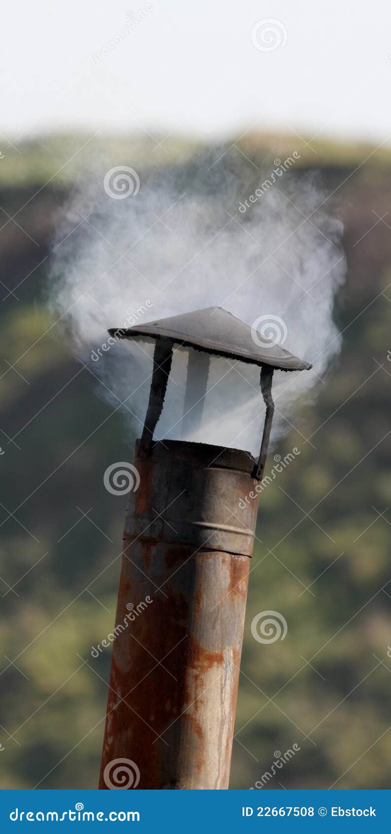 Smoke hole stock photo. Image of close, tarnished, pollution 22667508