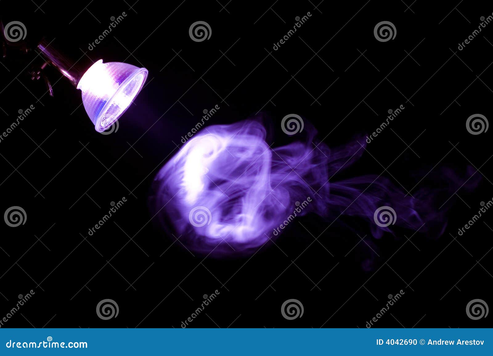 Smoke in light of a lamp stock photo. Image of brightly 4042690