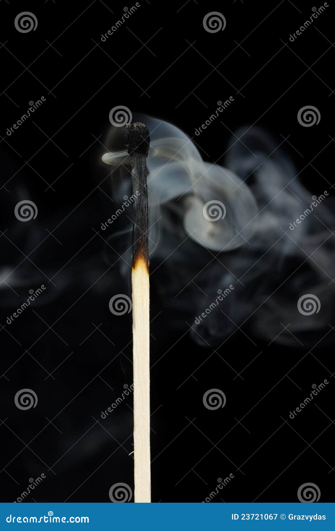 Smoke from a match stock image. Image of dangerous, combustion 23721067