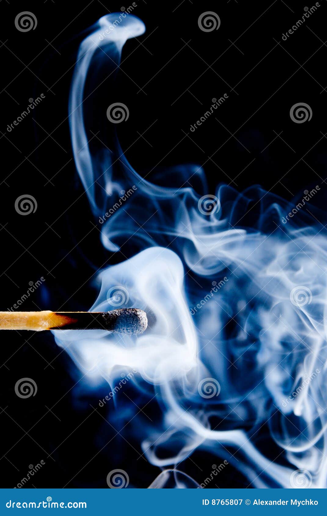 Smoke from a Match that Was Just Put Out Stock Image Image of thermal