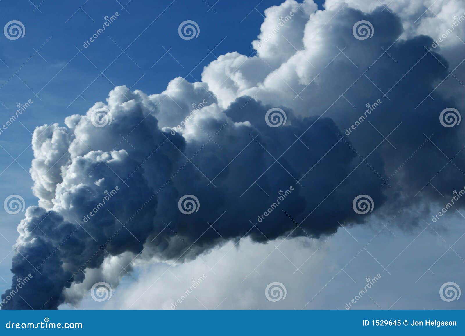 Smoke Pillar RoyaltyFree Stock Photography 1529645