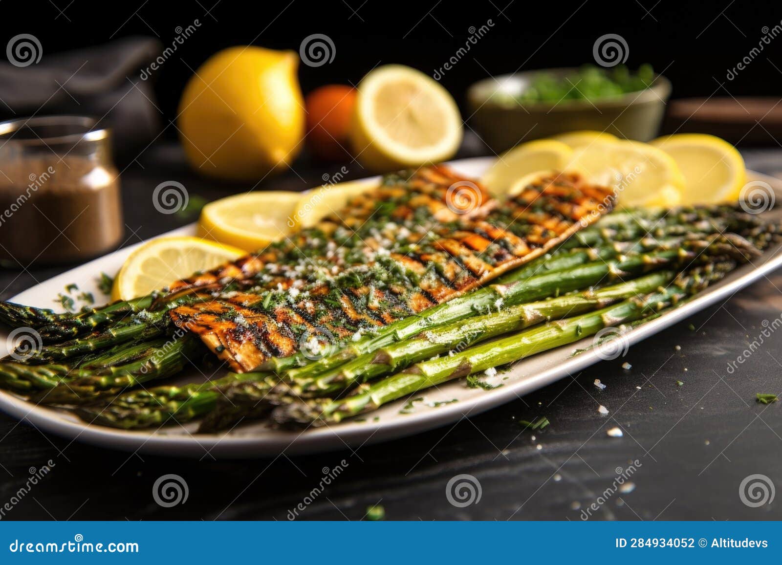 Smoke Rising from Asparagus on Charcoal Grill Stock Photo Image of