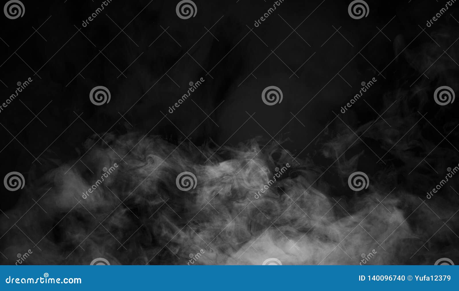 smoke texture overlays on islotaed background. misty background