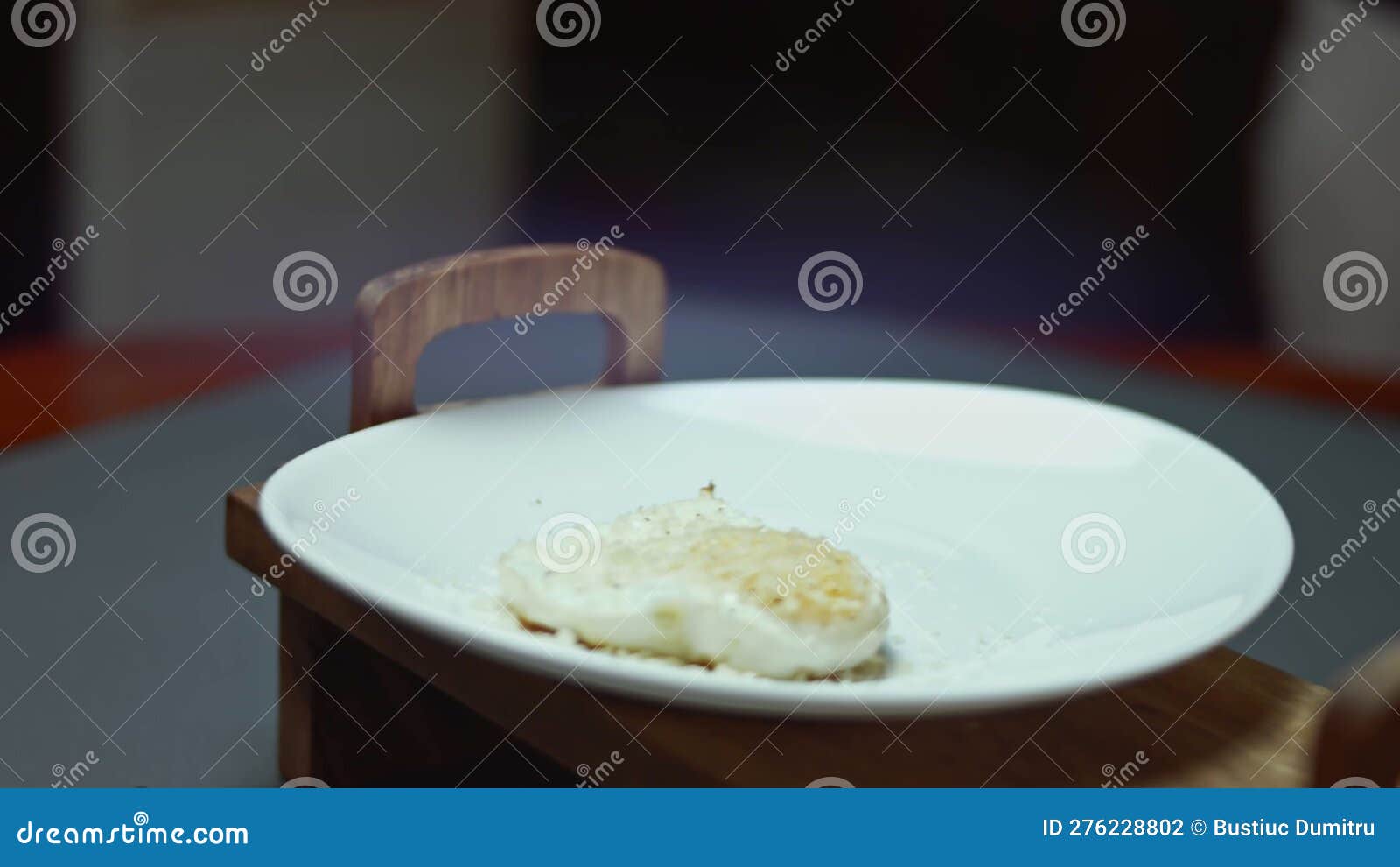 Smoke Transformation Effect of Fried Chicken Eggs, Shape in the Form of