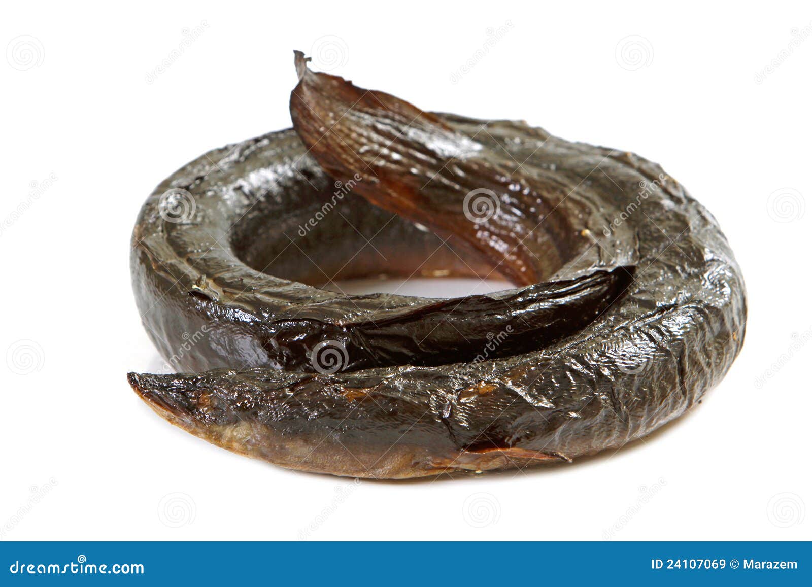 Smoked eel stock image. Image of background, ingredient 24107069