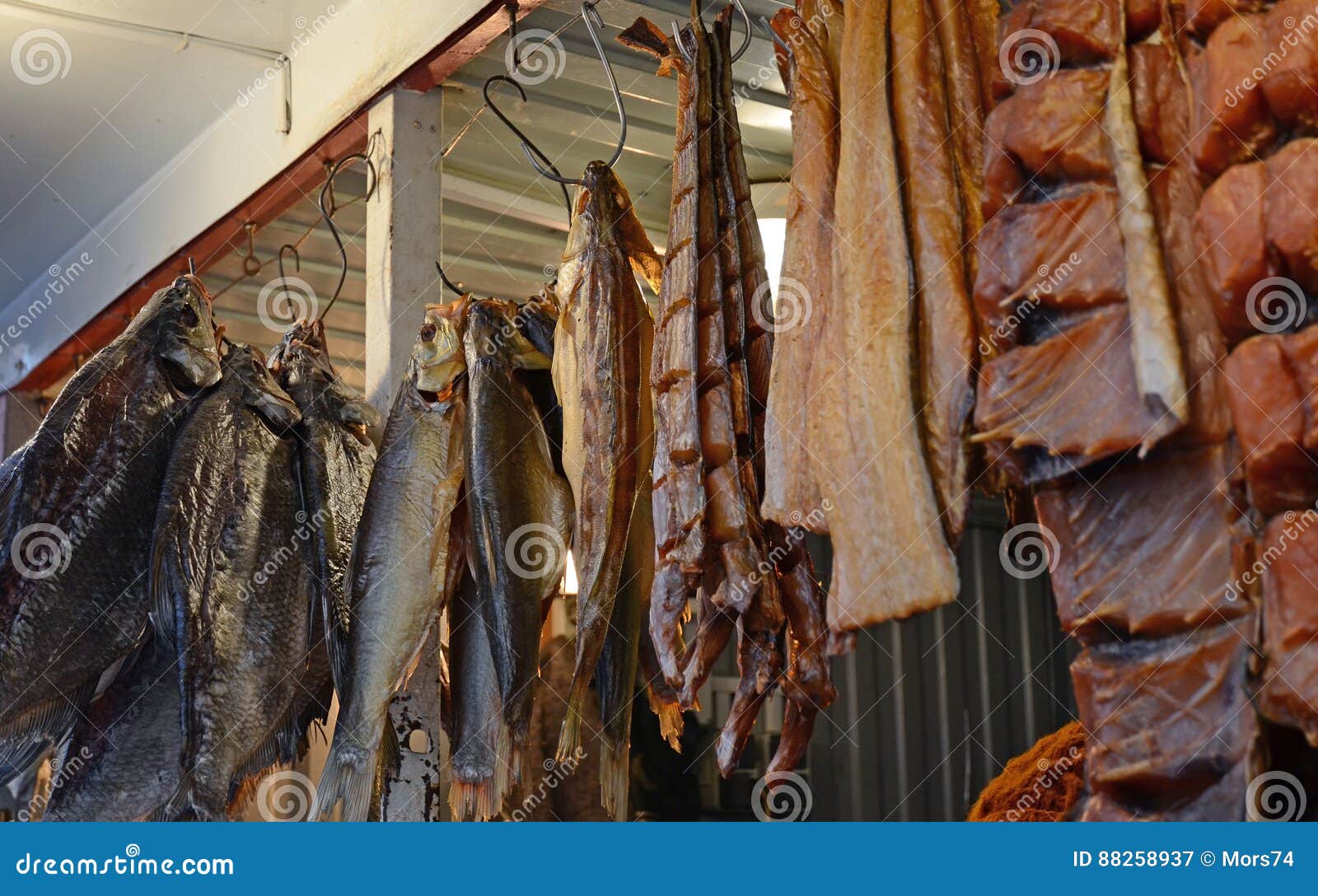 Smoked Fish at Fish Shop in Samara Stock Image Image of indigenous
