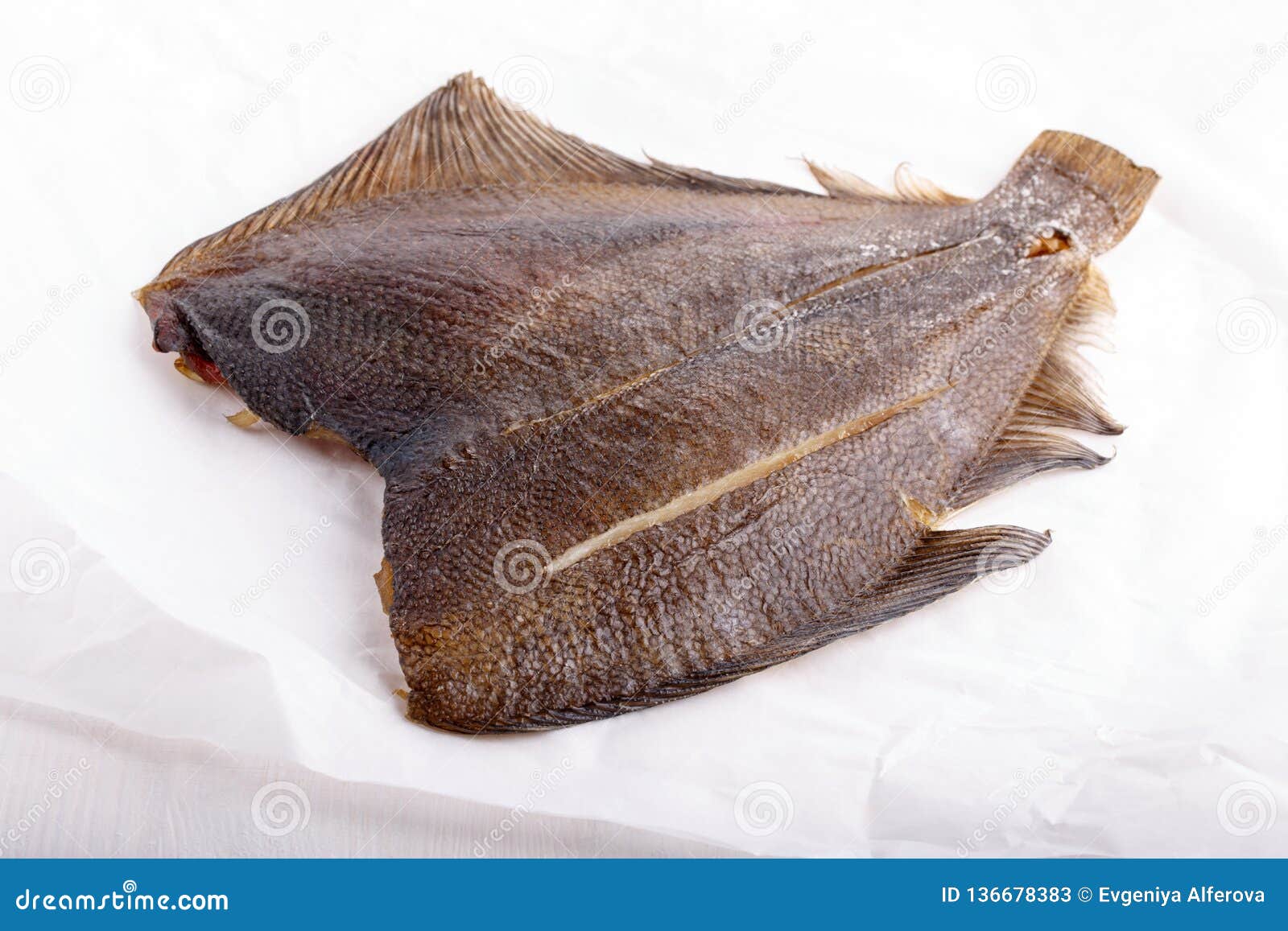 Smoked fish flounder stock image. Image of fish, rustic 136678383