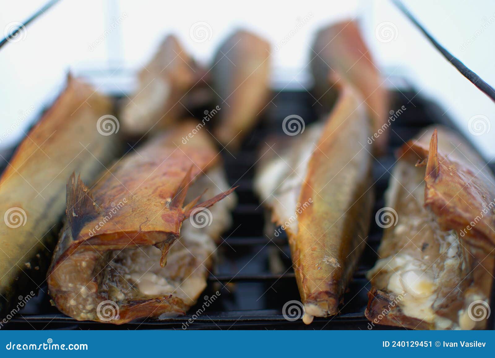 Smoked Fish Mackerel Atlantic Tasty Stock Image Image of nutrition