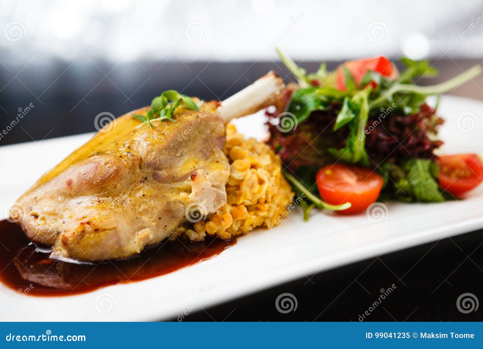 Smoked ham hock stock image. Image of bone, nutrition 99041235