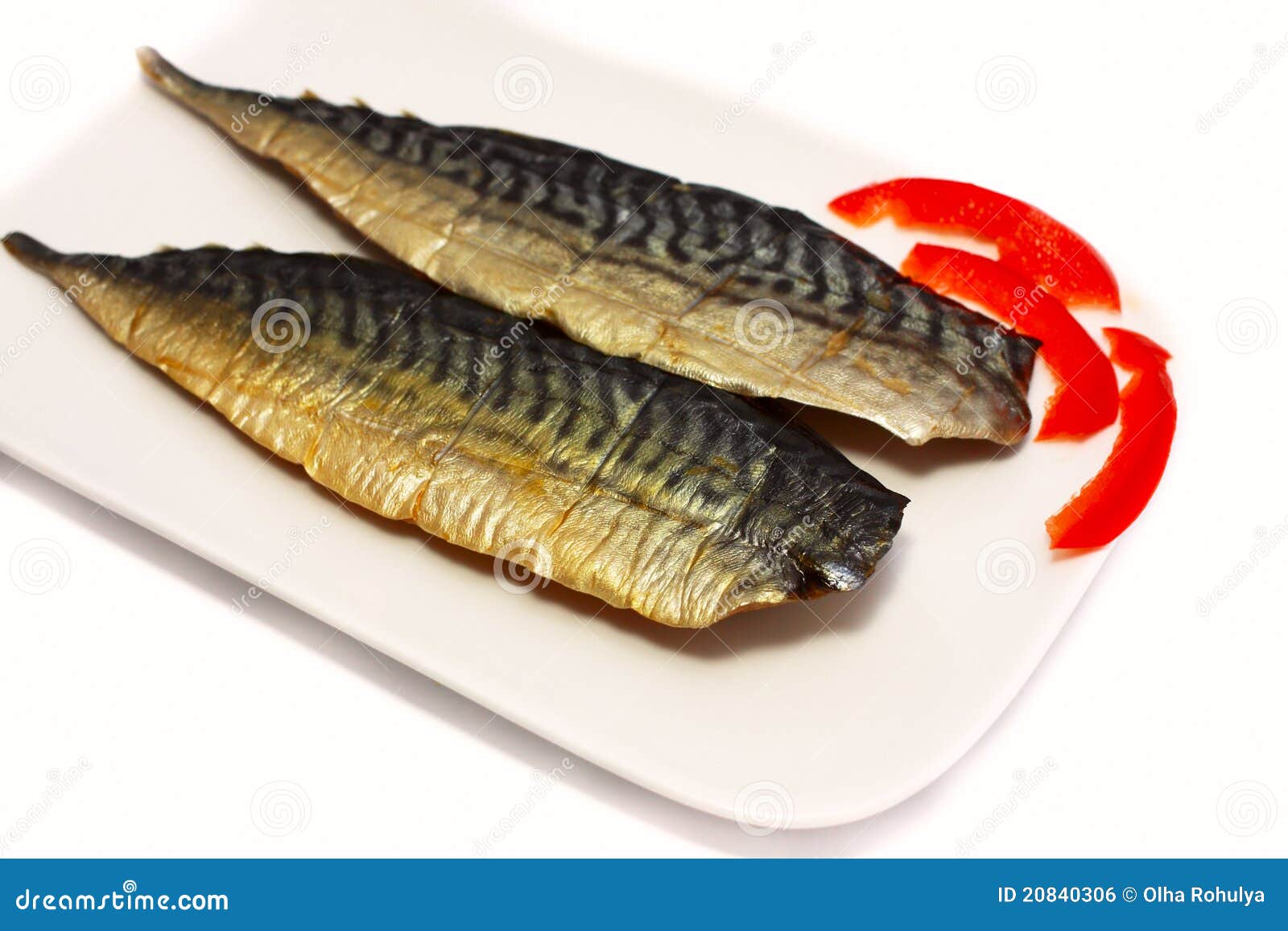 Smoked mackerel stock photo. Image of delicious, food 20840306