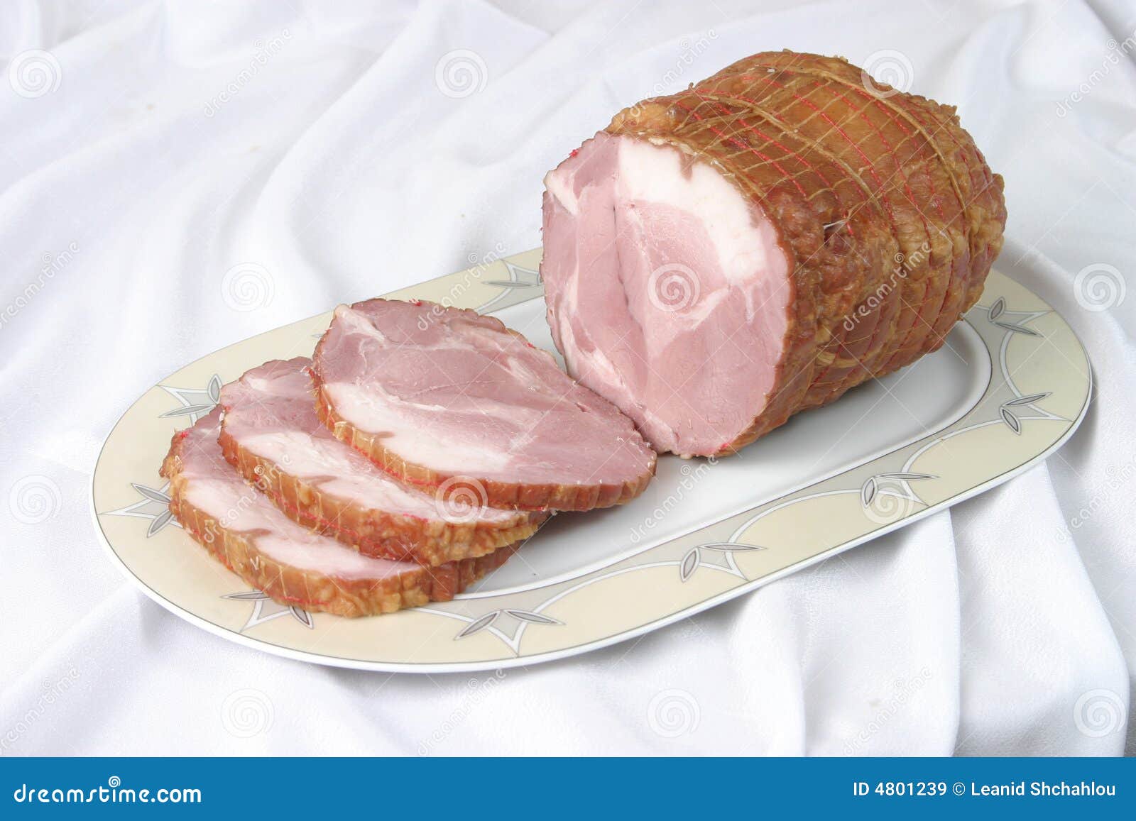 Smoked pork stock image. Image of dinner, delicatessen - 4801239