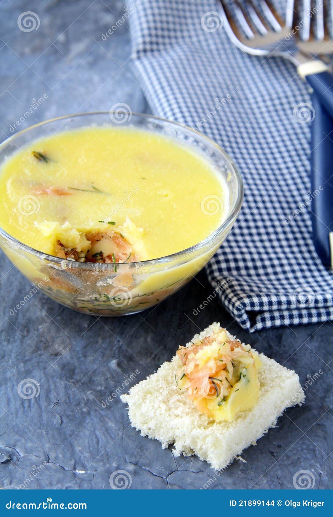 Smoked Salmon Pate with Dill Stock Photo Image of culinary, snack 21899144