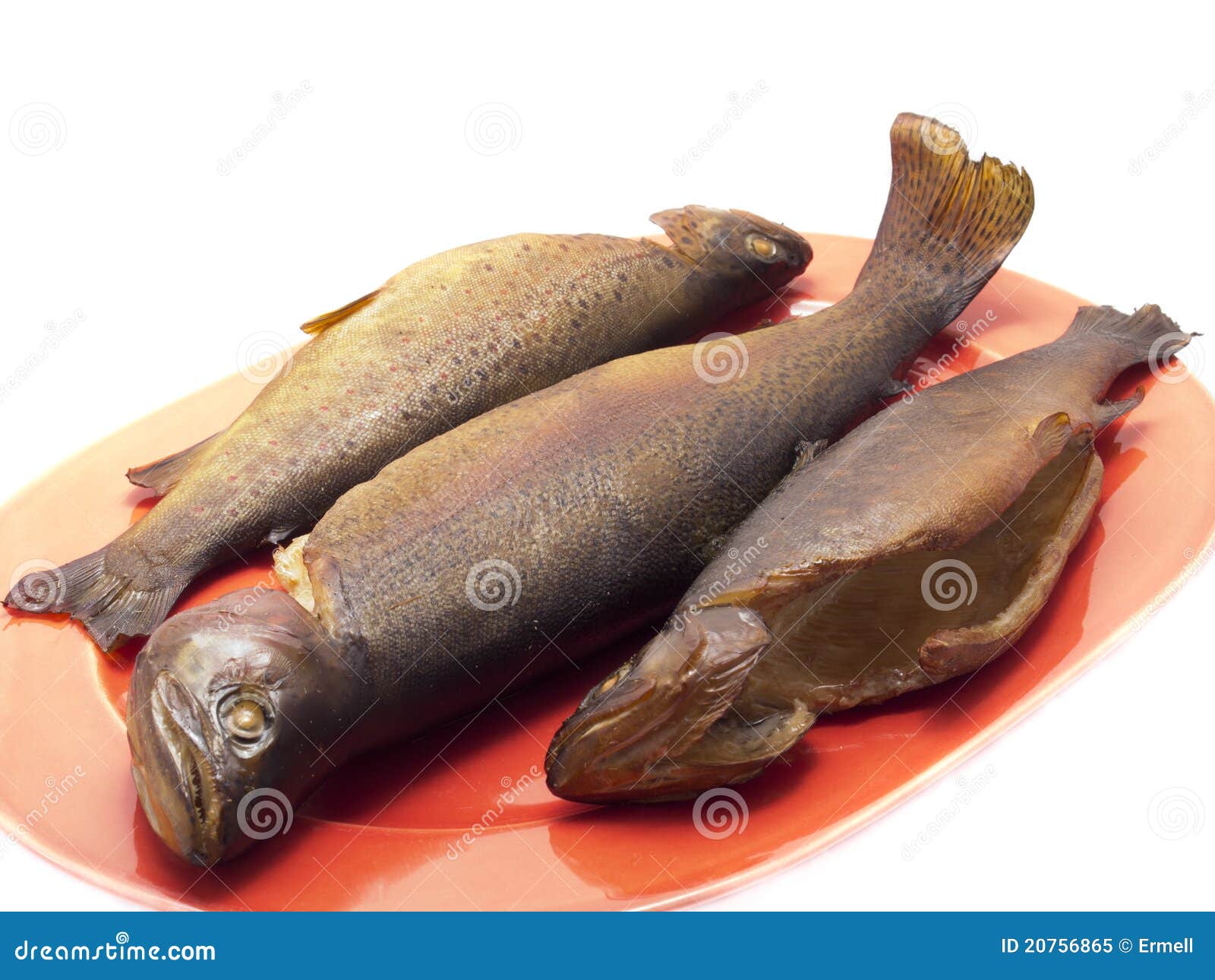 Smoked trout stock image. Image of fish, trout, smoke 20756865