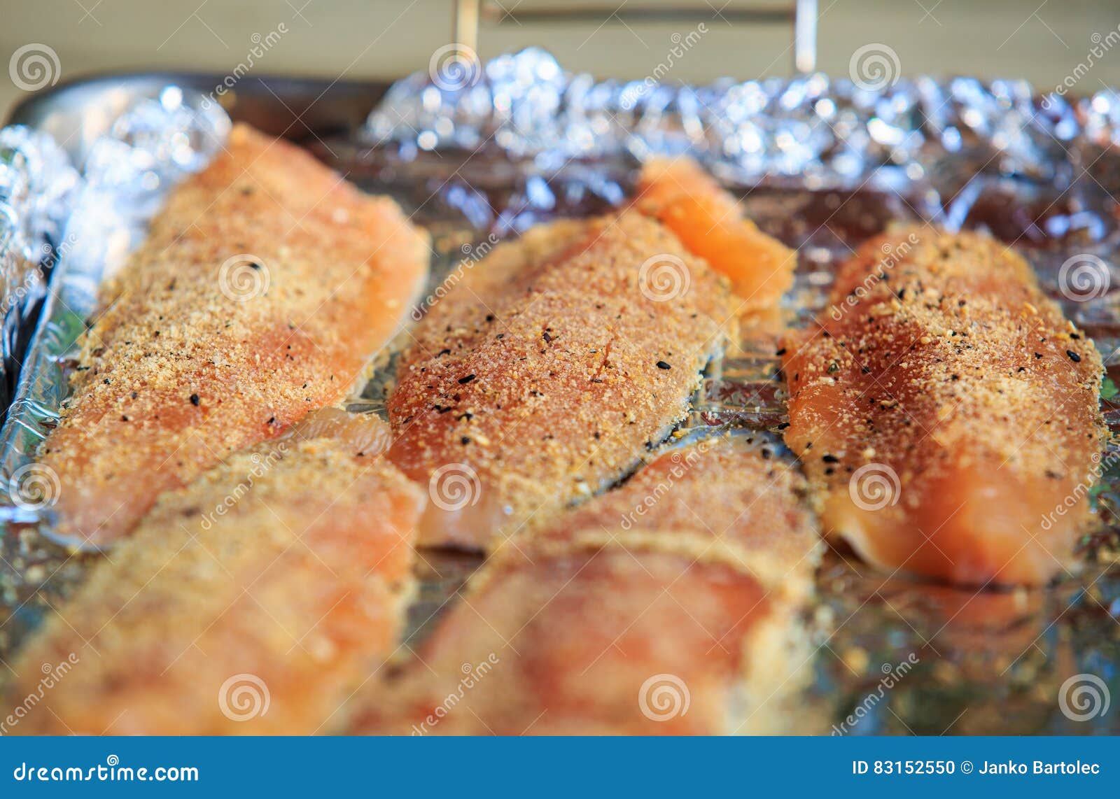 Smoked trout filet stock photo. Image of food, skinned 83152550
