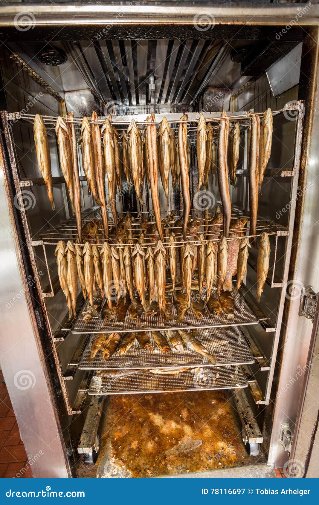 Smokehouse with Smoked Fish Stock Image Image of fish, hanging 78116697