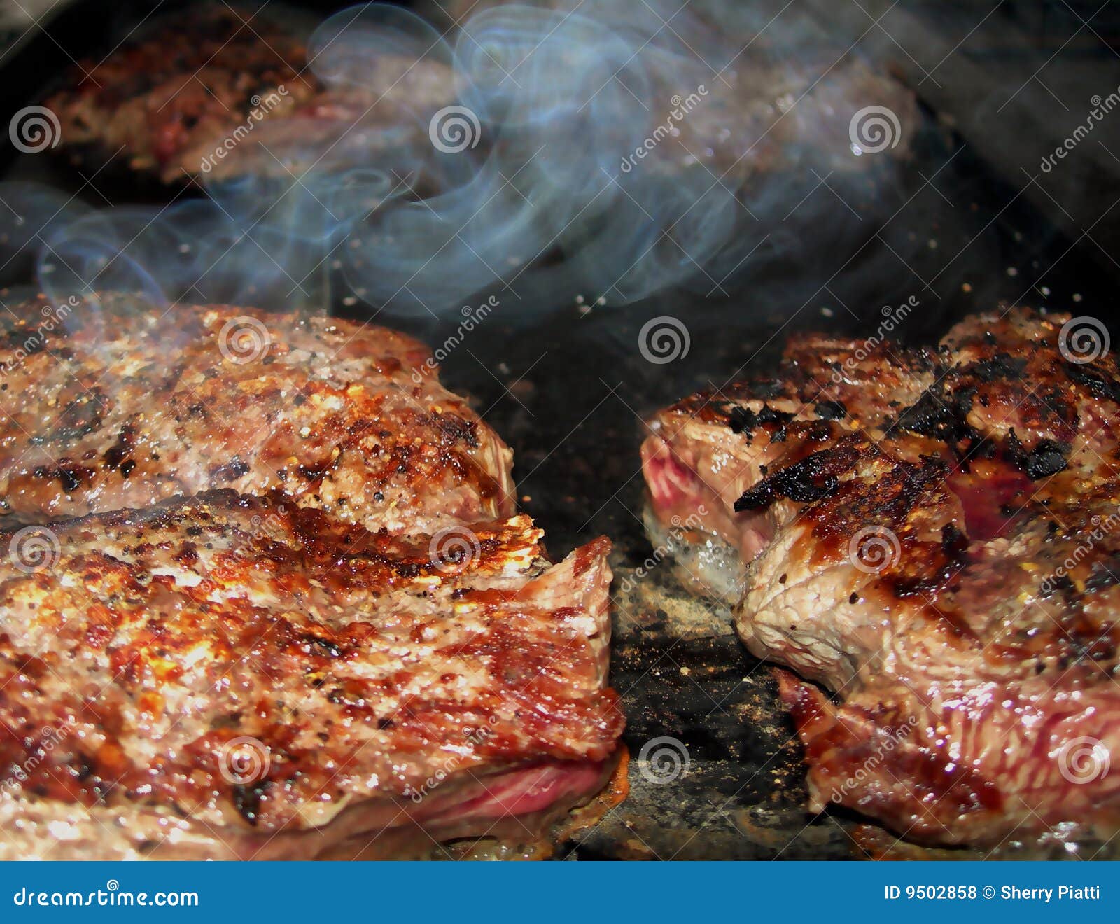 Smokey Grill Barbecue stock photo. Image of barbecue, shank 9502858